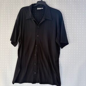 Classic Black Casual Button-Down Shirt
